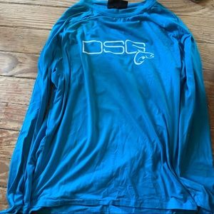 DSG Fishing UPF 50 Long Sleeve Sea Blue